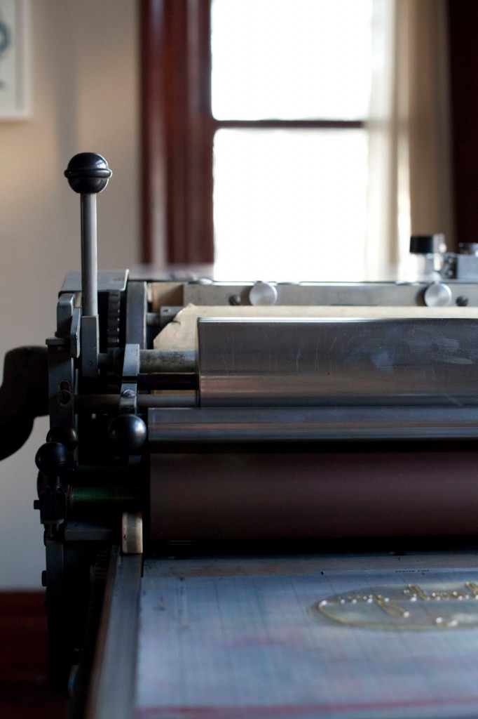 Vandercook SP-15 at Rowley Press